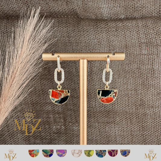 Drop Mojave Turquoise Earrings