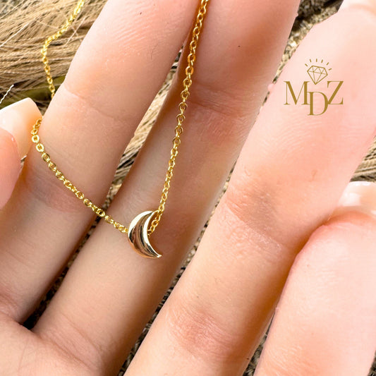 Minimalist Half Moon Necklace