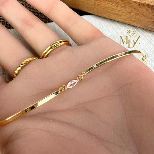 Dainty Gold CZ Bracelet