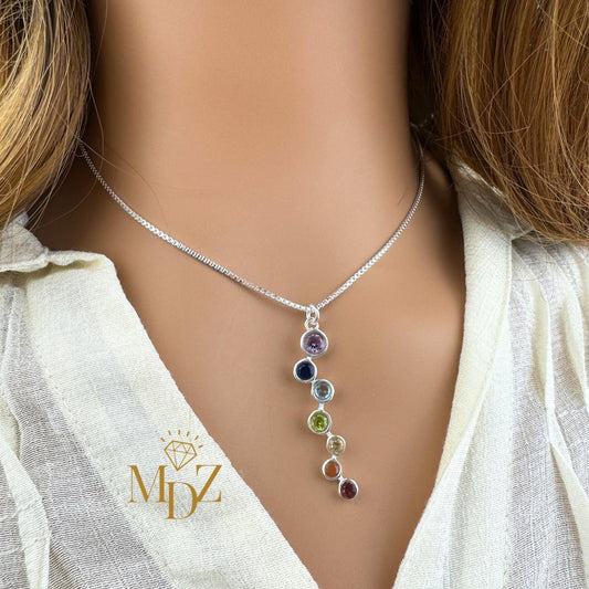 Modern Chakra Stone Necklace