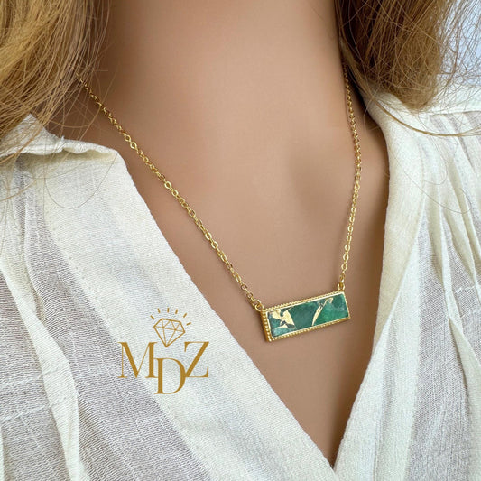 Bar Mohave Turquoise Necklace