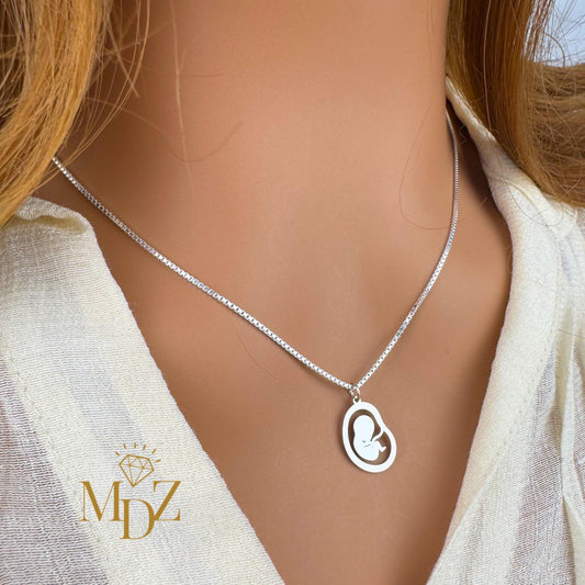 Baby in Womb Necklace