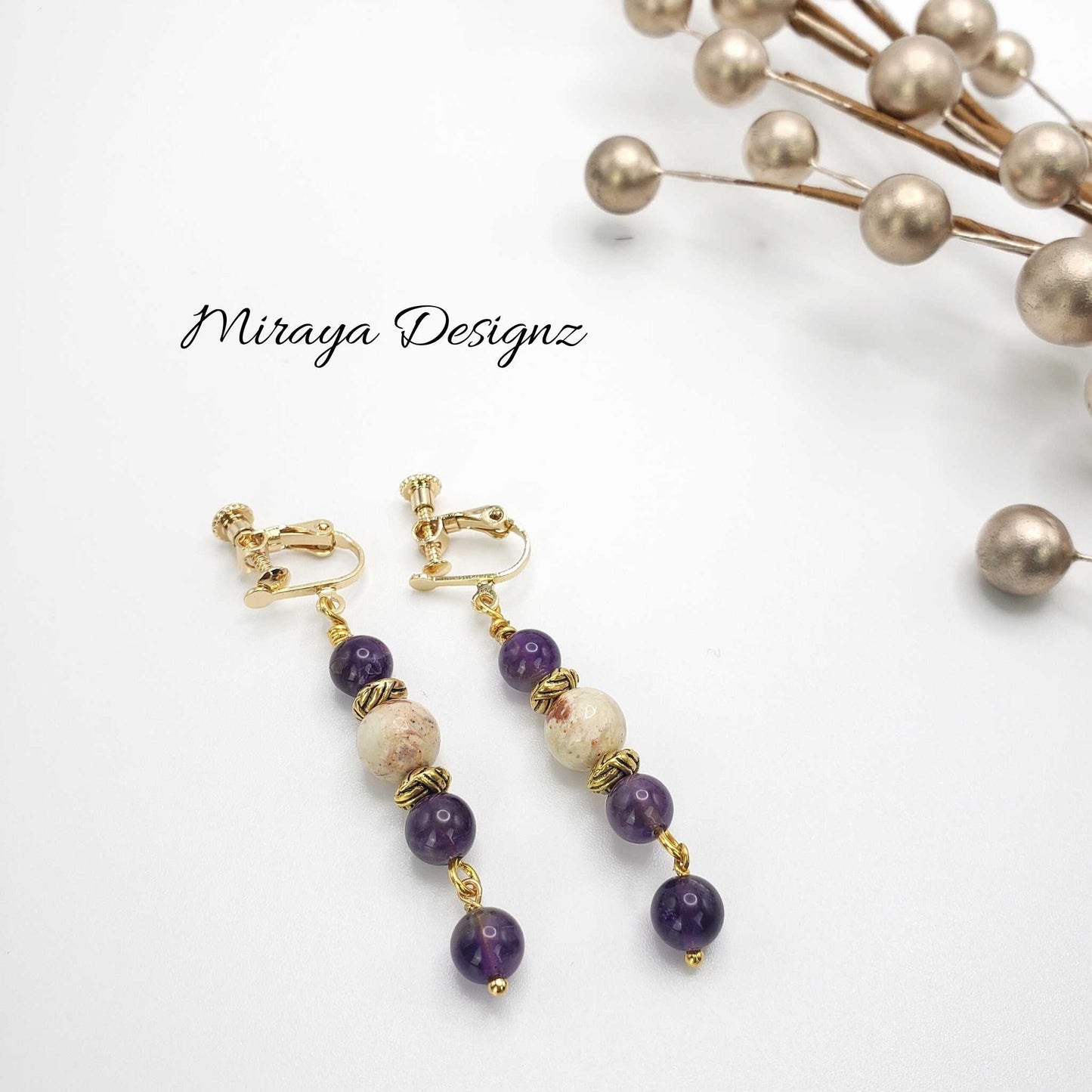 Amethyst and Opal Necklace