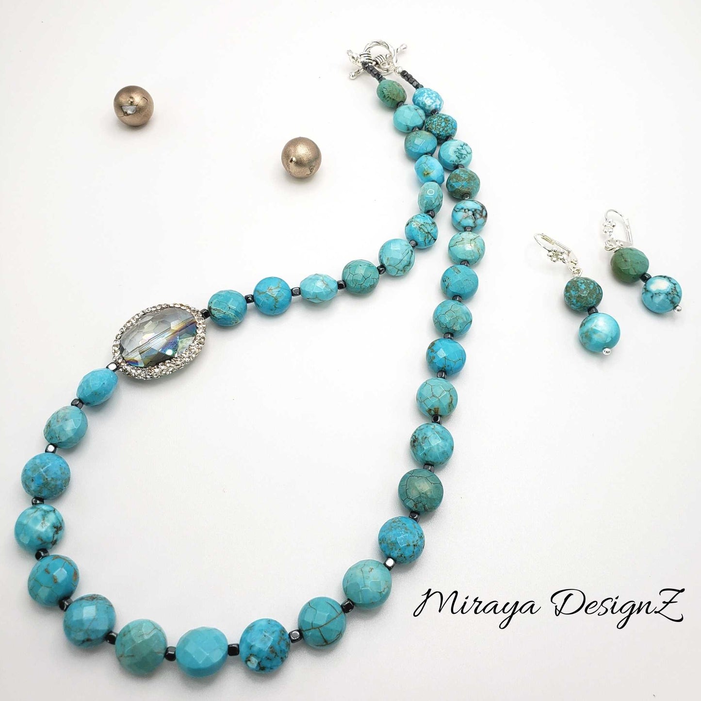 Turquoise Howlite Necklace