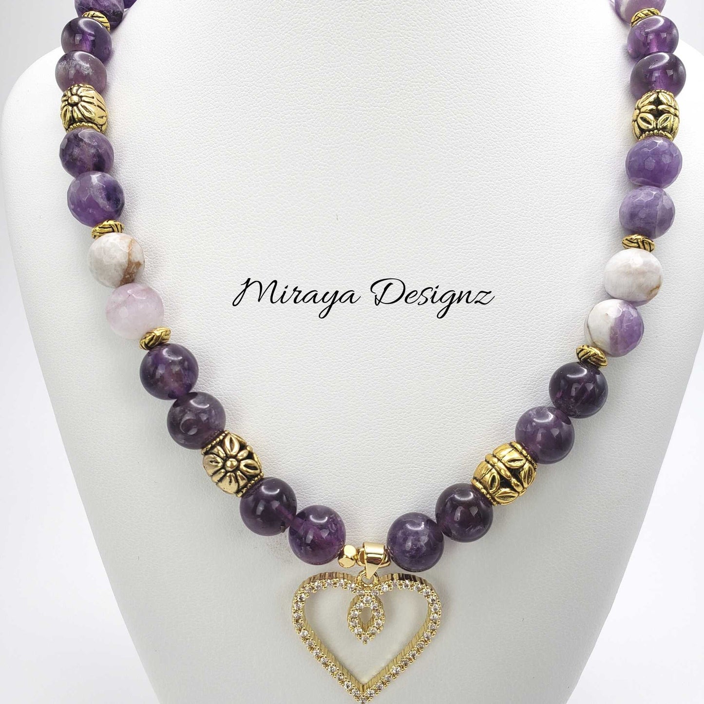 Amethyst Beads Necklace