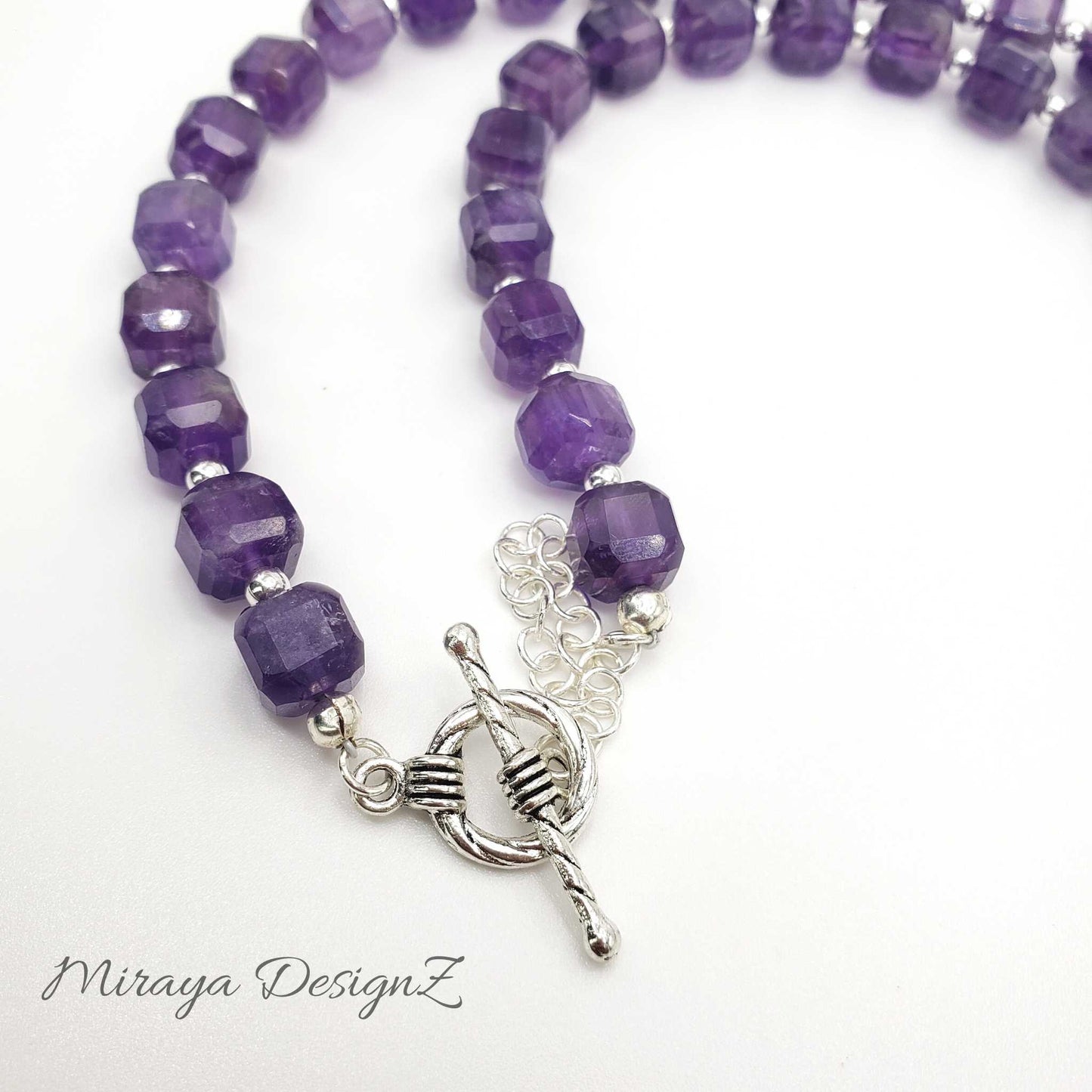 Amethyst Bead Necklace