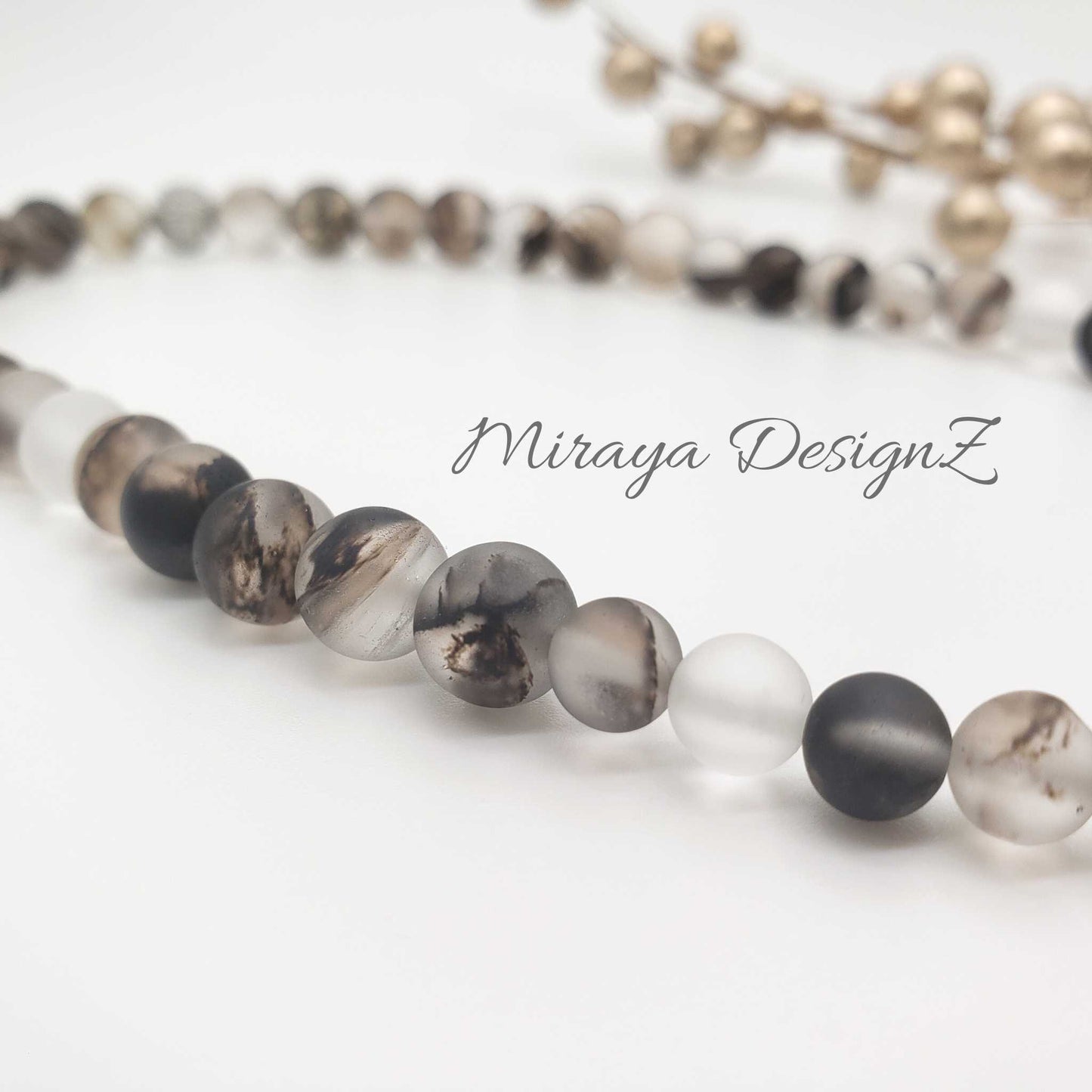 Black Rutilated Quartz Necklace