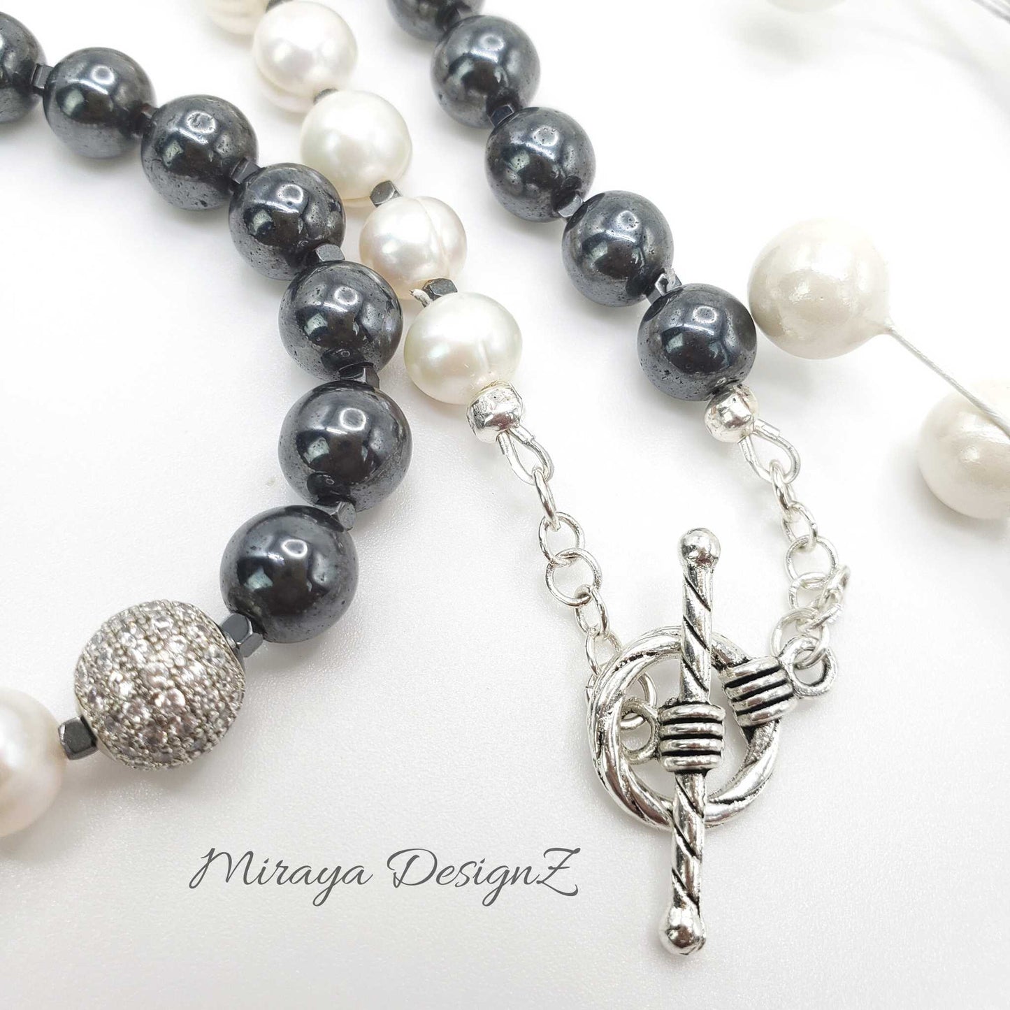 Black and White Necklace