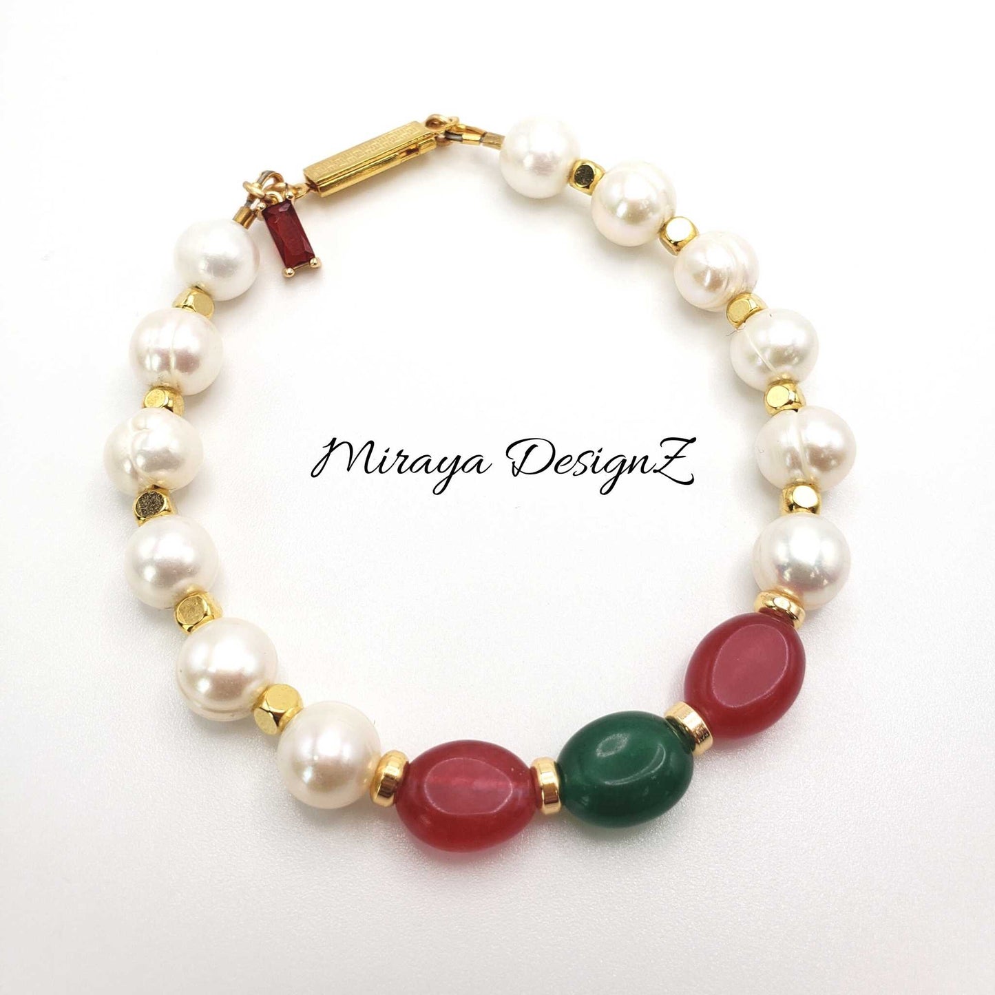 Emerald and Ruby Bracelet