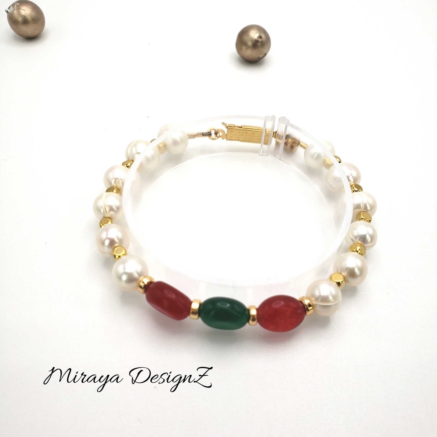 Emerald and Ruby Bracelet