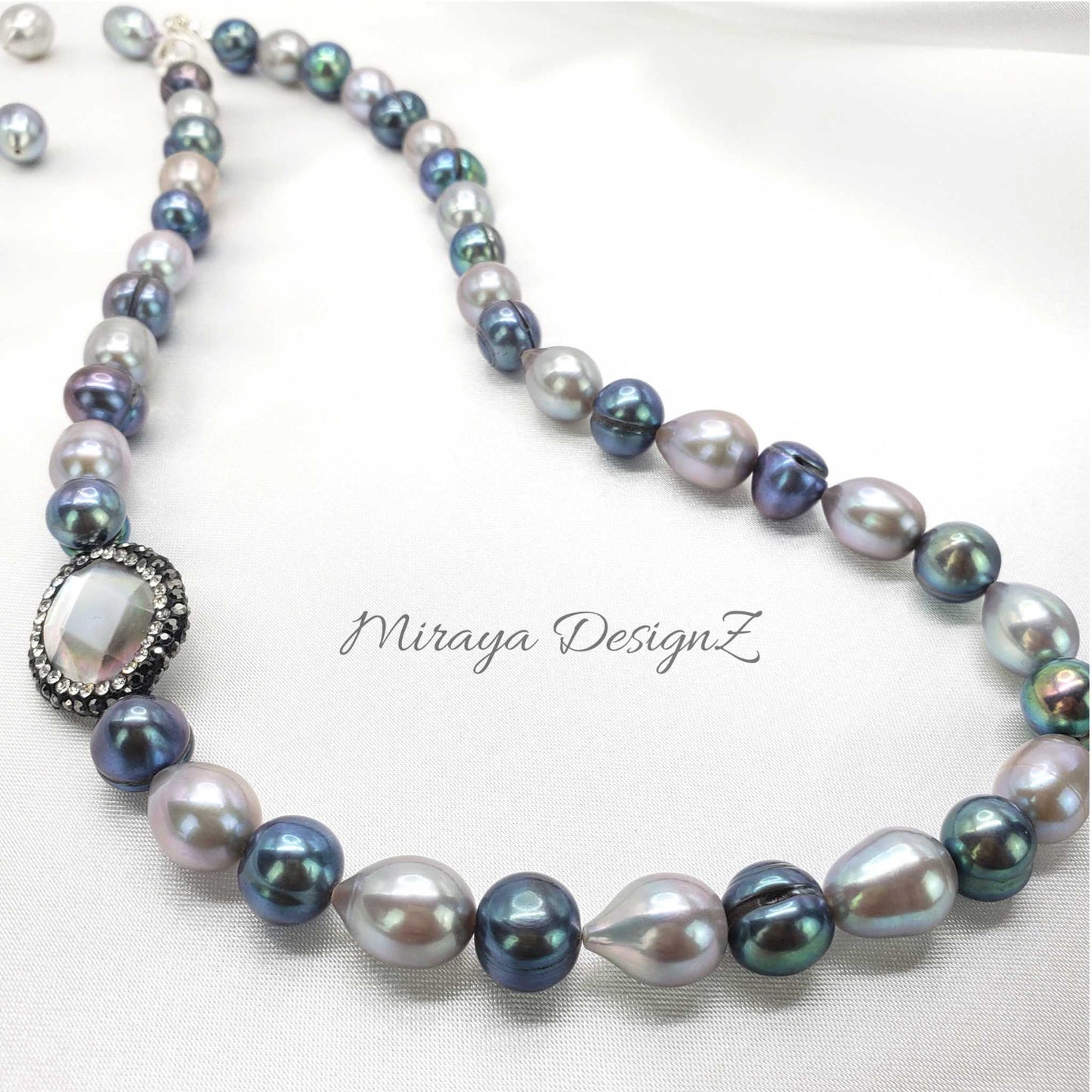 Gray Freshwater Pearl Necklace