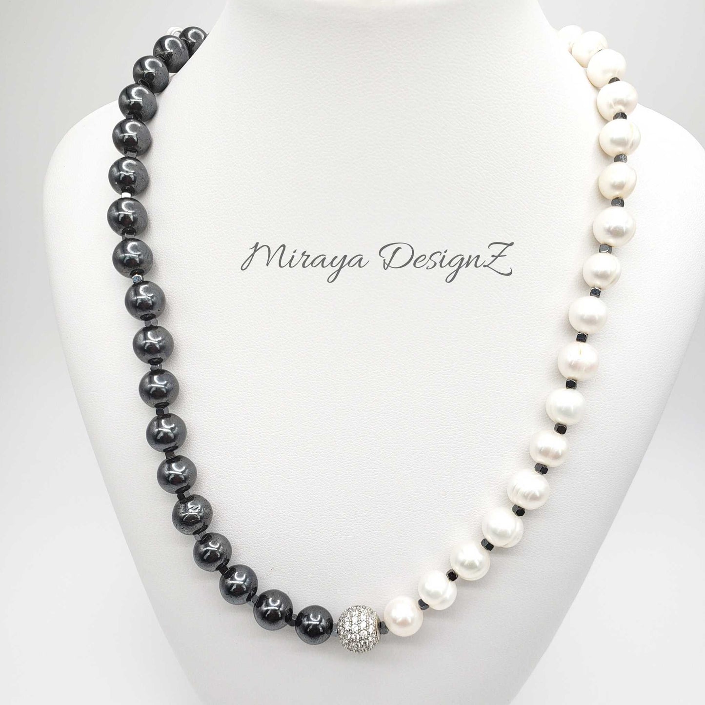 Black and White Necklace