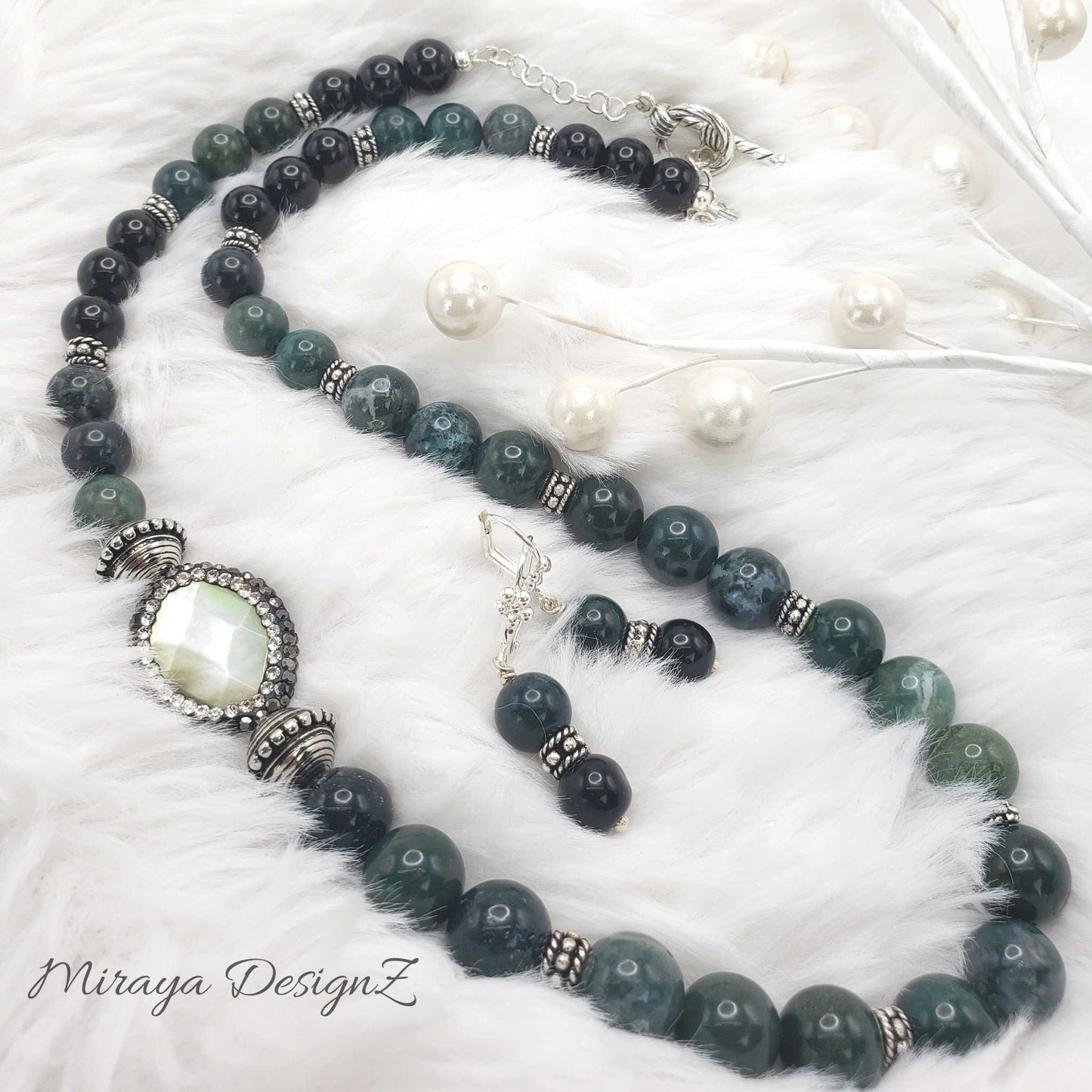 Moss Agate Necklace
