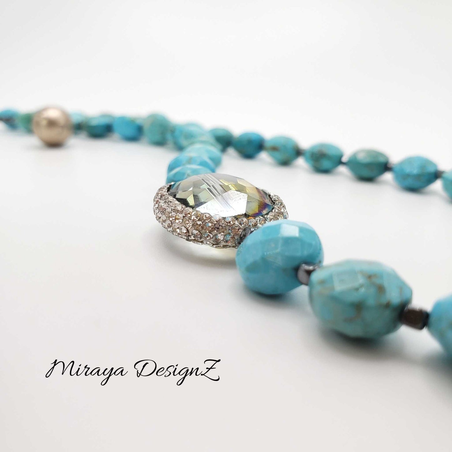 Turquoise Howlite Necklace