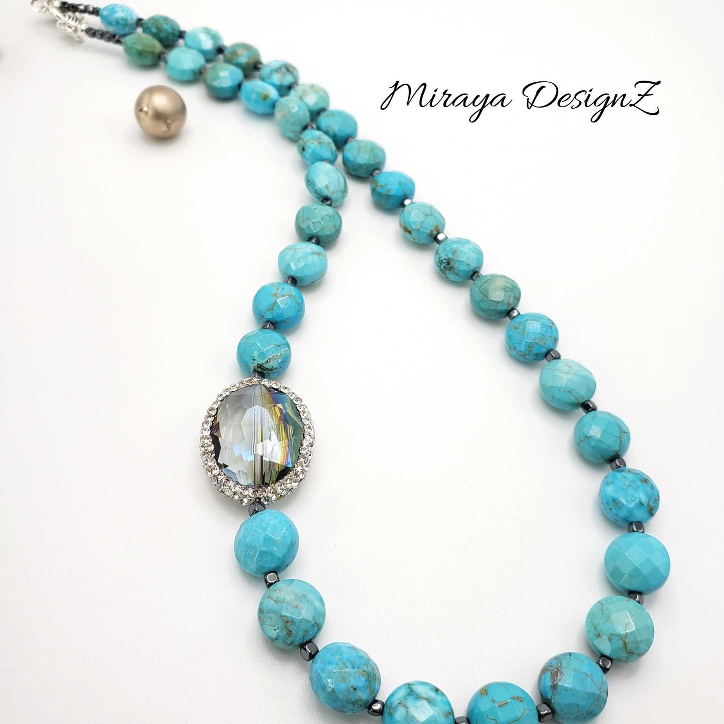 Turquoise Howlite Necklace