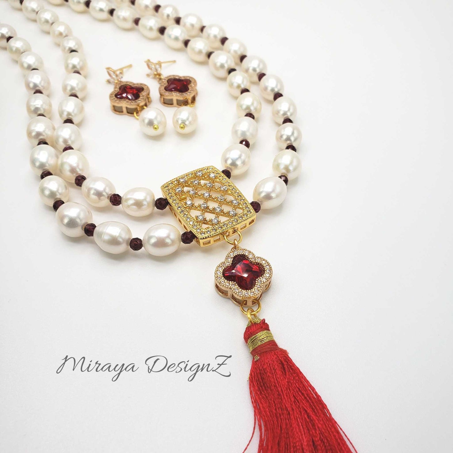 Two Strand Pearl Necklace
