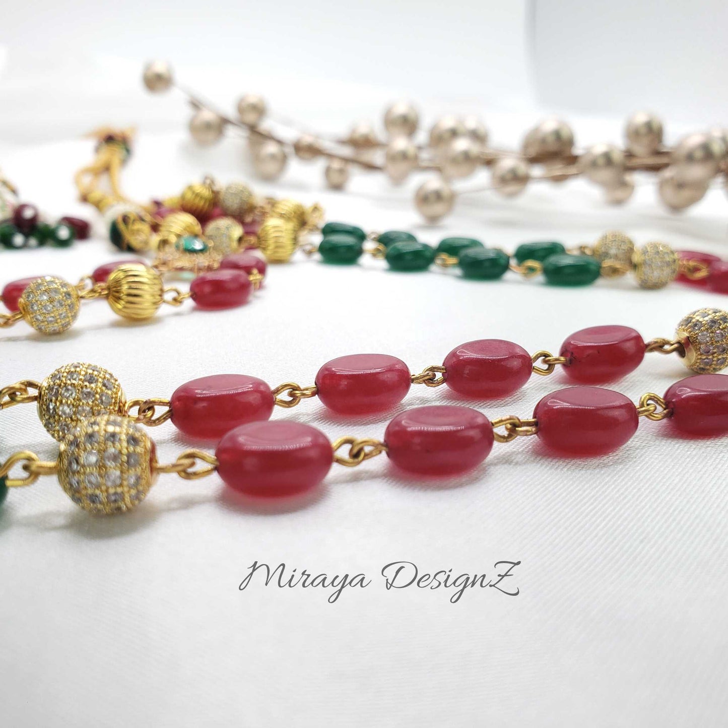 Two Strand Ruby and Emerald