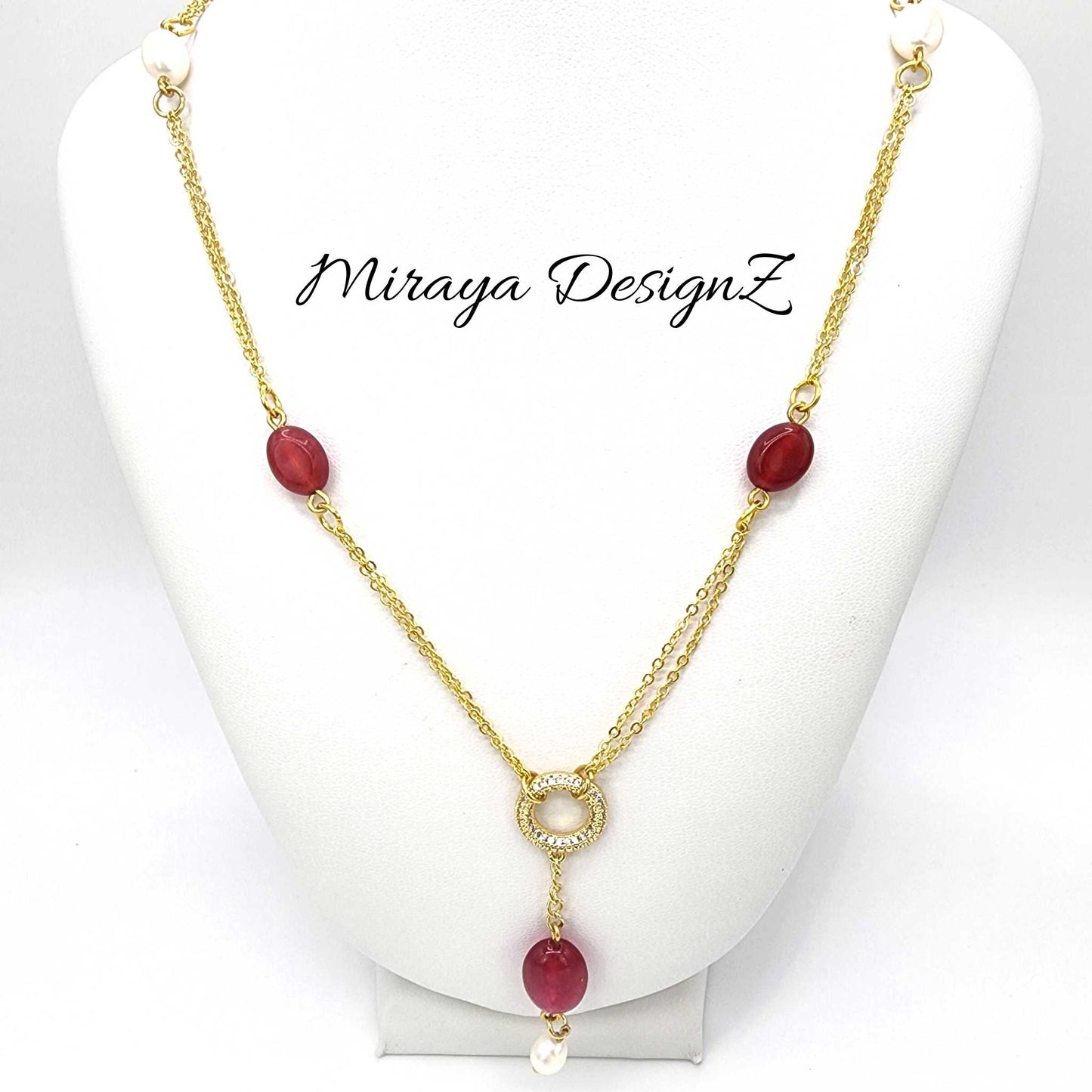 Double Chain Fashion Necklace