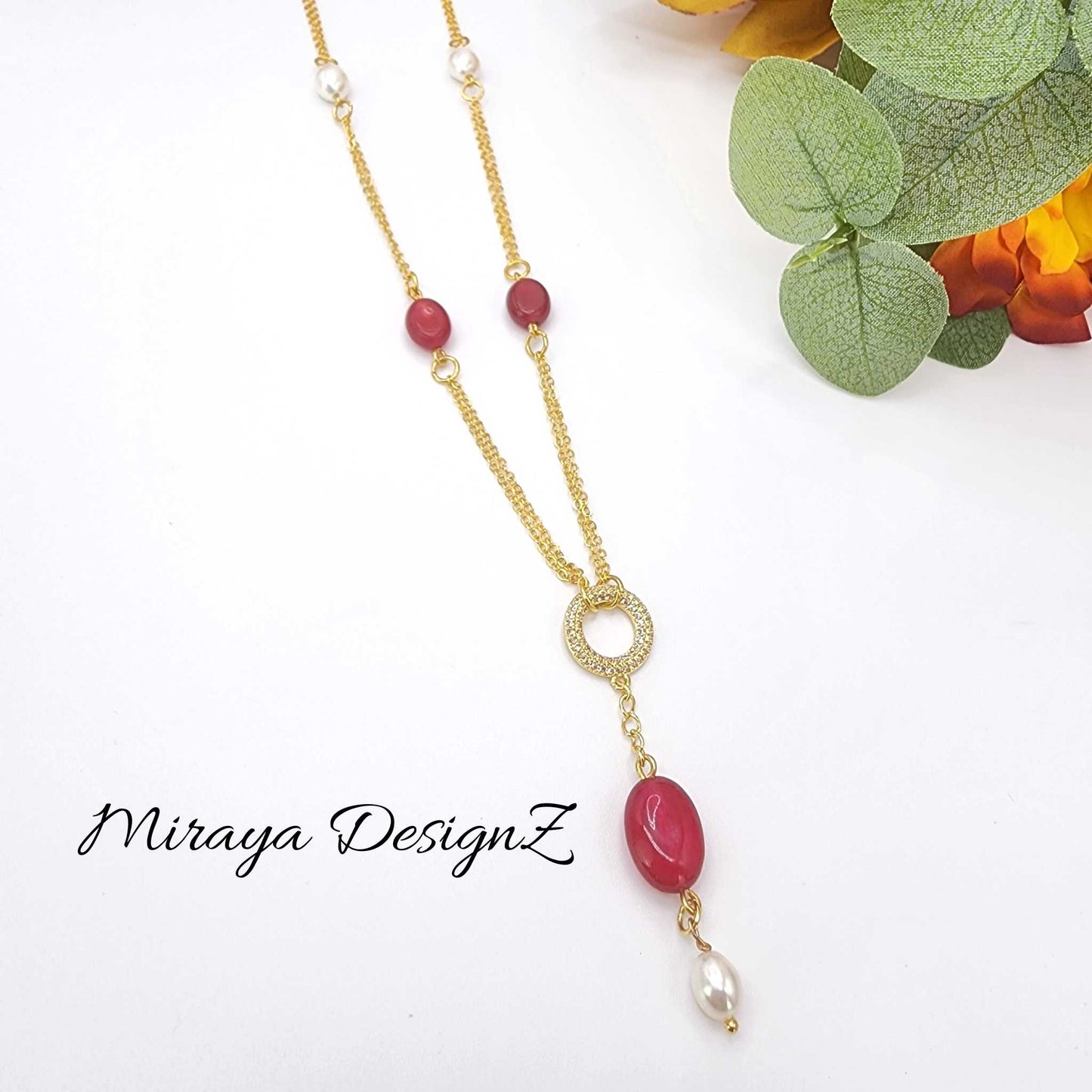Double Chain Fashion Necklace
