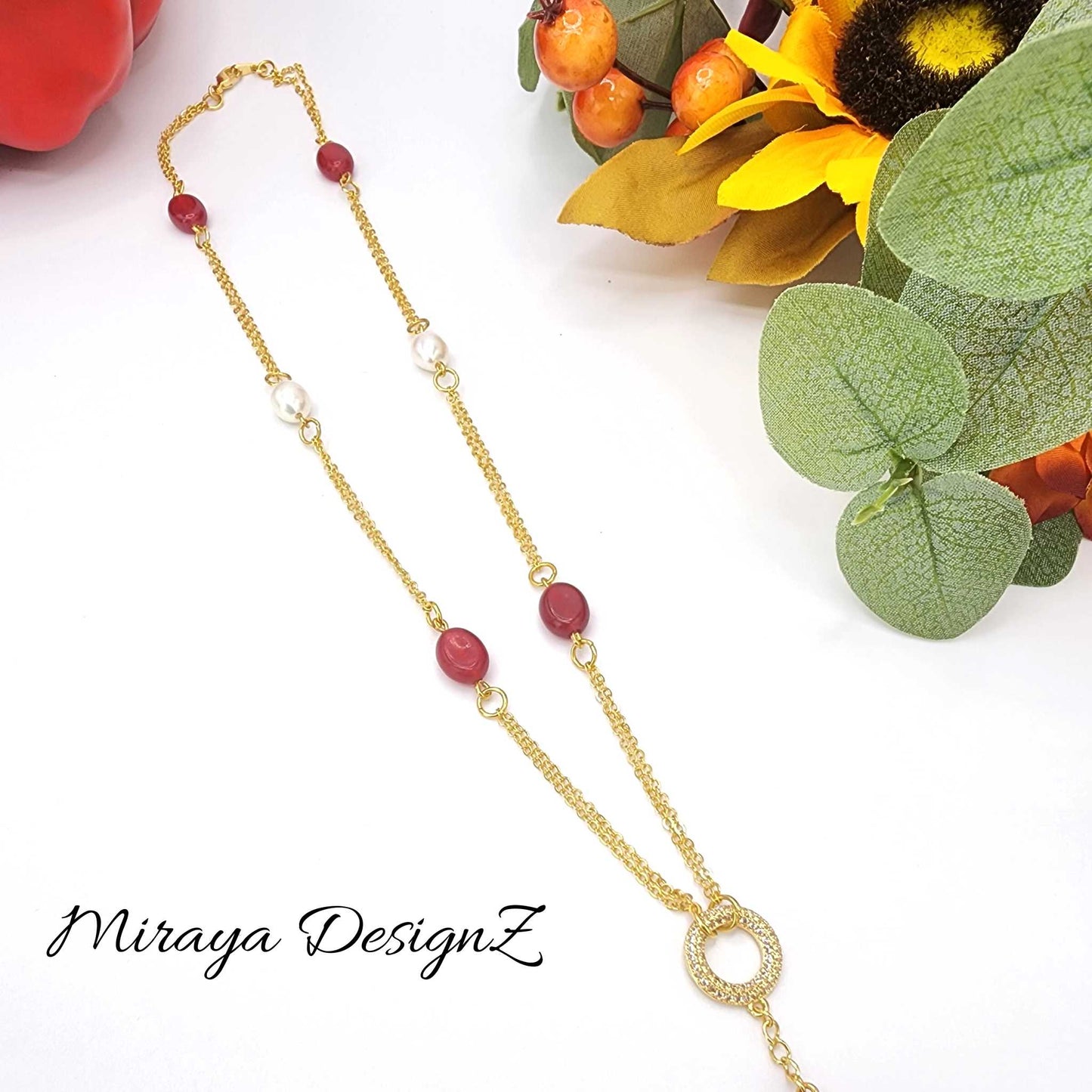 Double Chain Fashion Necklace