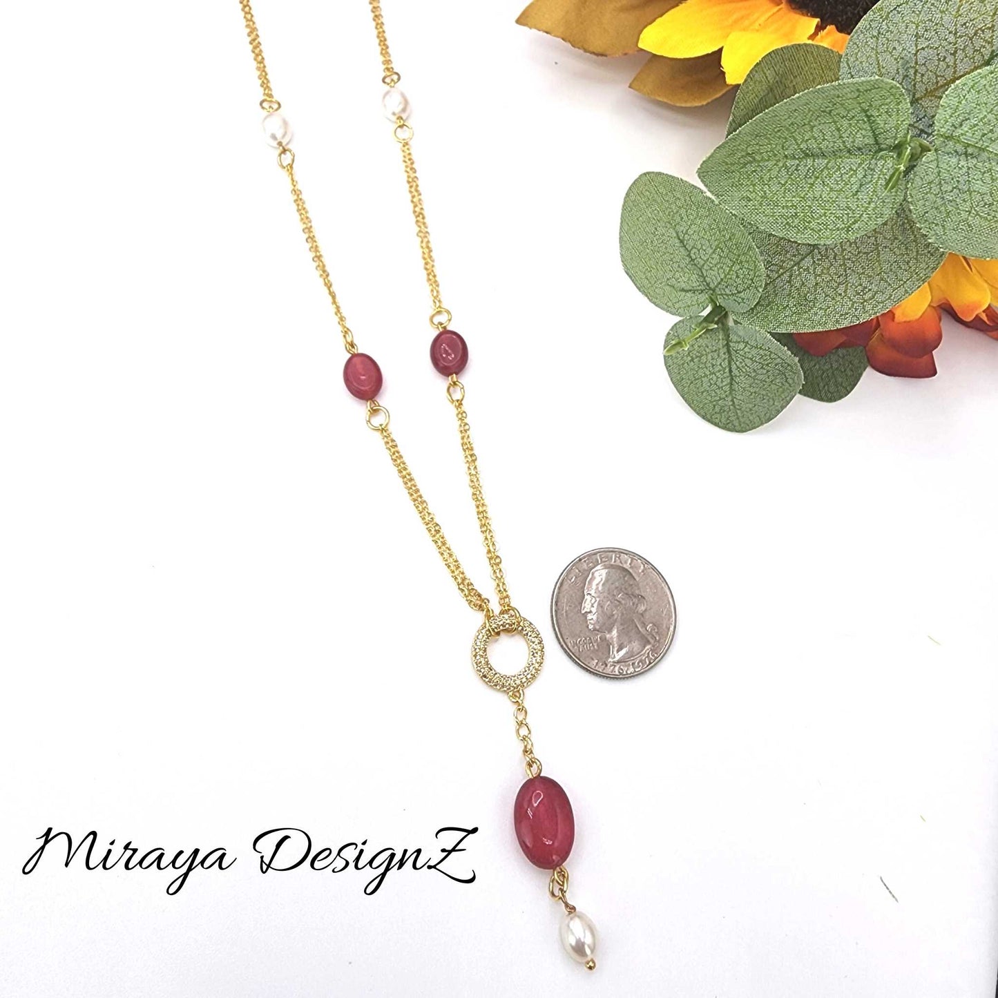 Double Chain Fashion Necklace
