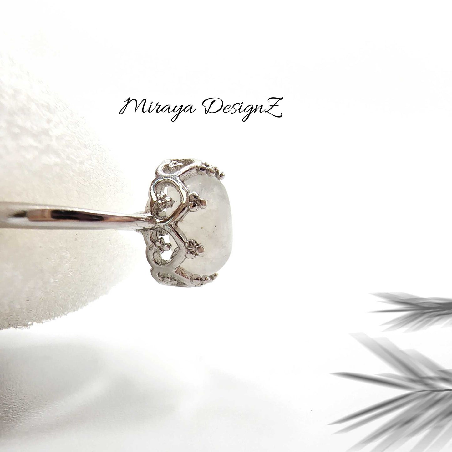Oval Moonstone Ring