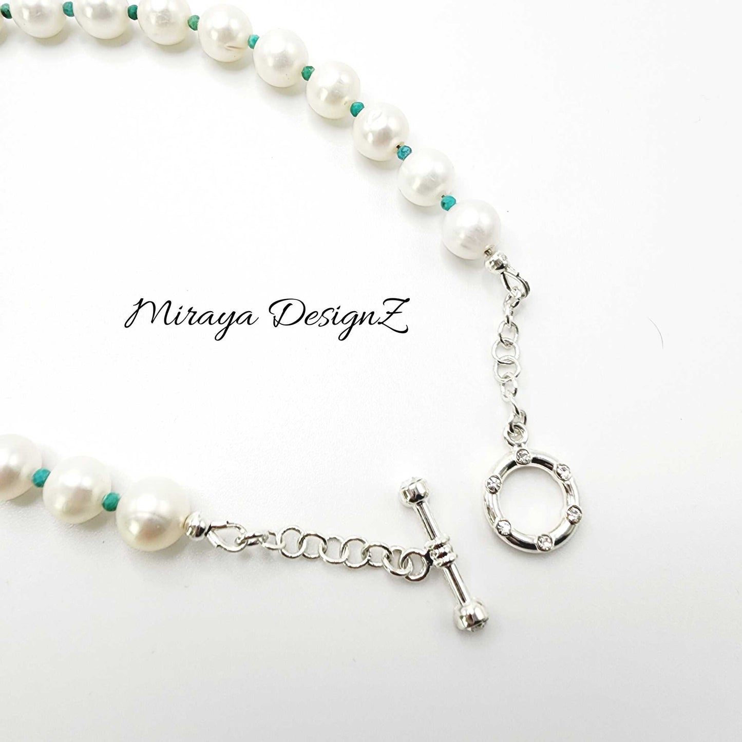 Pearl and Turquoise Necklace