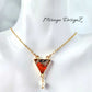 Triangle Mojave Turquoise Necklace