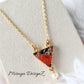 Triangle Mojave Turquoise Necklace