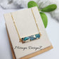 Mojave Turquoise Bar Necklace