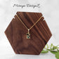 Small Rectangle Mojave Turquoise Necklace - MultiColor