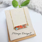Mojave Turquoise Bar Necklace