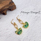 Mojave Turquoise Earring - Dark Green