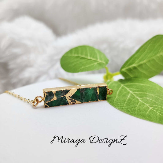 Mojave Turquoise Bar Necklace
