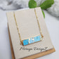 Mojave Turquoise Bar Necklace