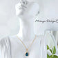 Blue Agate Jasper - Pear