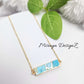 Mojave Turquoise Bar Necklace