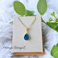 Blue Agate Jasper - Pear