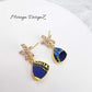 Mojave Turquoise Earring - Blue Triangle