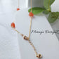 Dainty Long Necklace - Carnelian