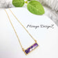 Mojave Turquoise Necklace - Rectangle