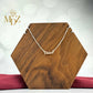 Minimalist Silver Name Necklace