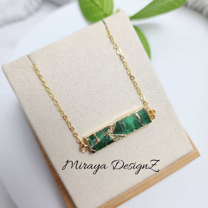 Mojave Turquoise Bar Necklace