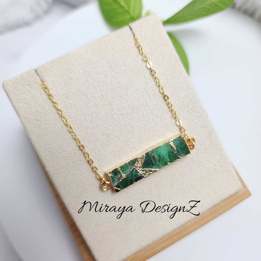 Mojave Turquoise Bar Necklace