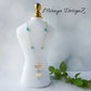 Dainty Long Necklace - Amazonite