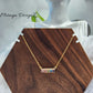 Rainbow Bar Necklace