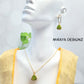 Mohave Peridot Jade Set - Trillion
