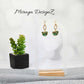 Mojave Turquoise Earring - Dark Green