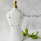 Minimalist Peacock Pearl Choker