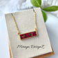 Mojave Turquoise Necklace - Rectangle